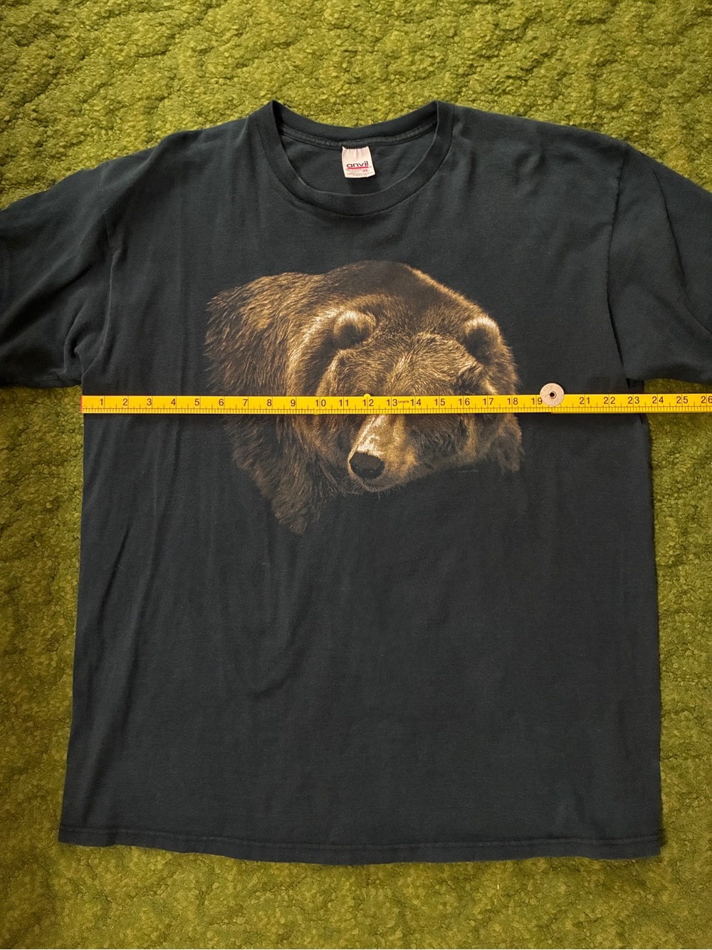 Vintage Human-i-Tees Grizzly Bear T-Shirt - Picture 5 of 7